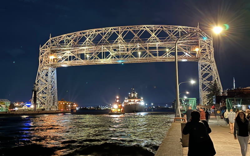 Michipicoten Arrives at Fraser Shipyard